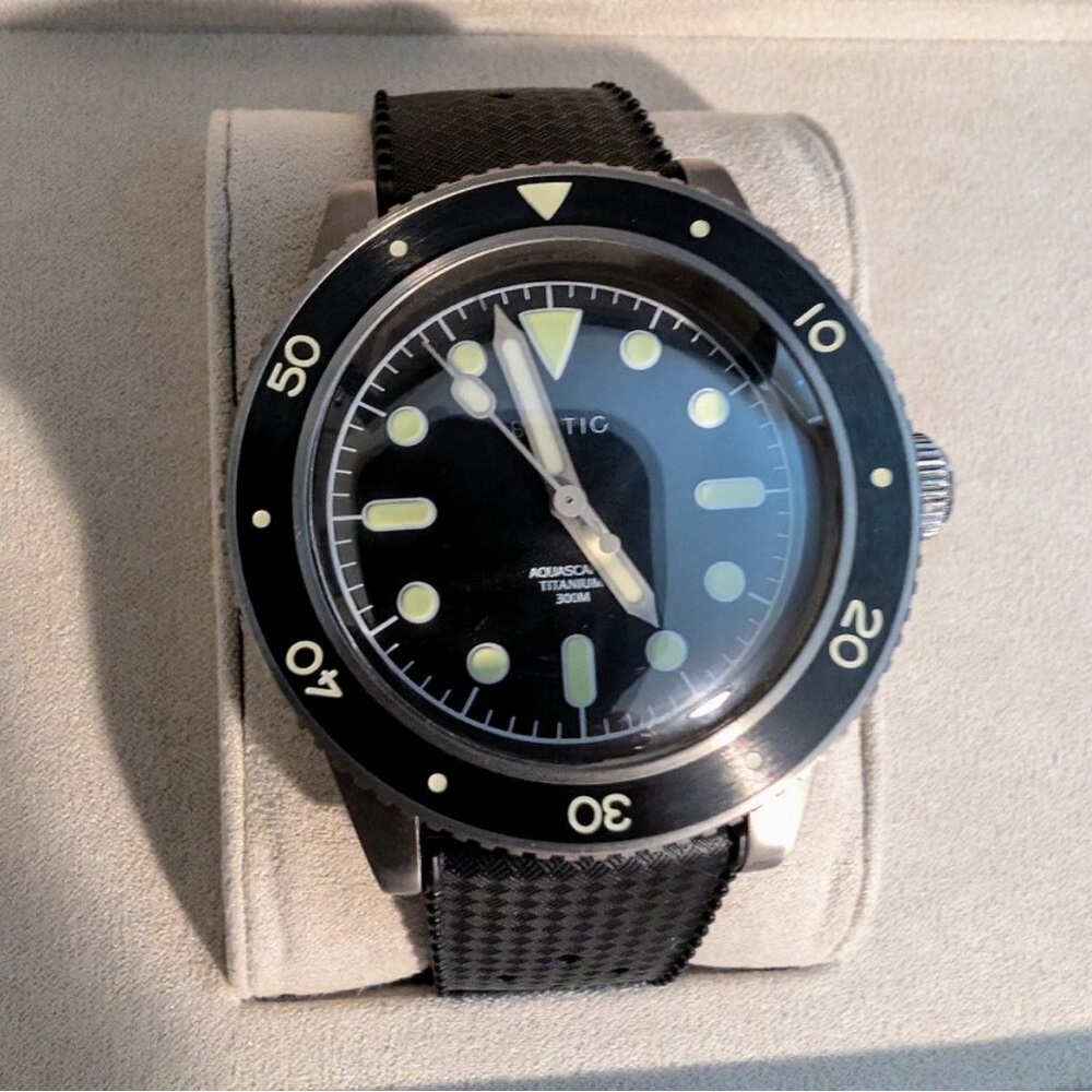 Baltic Aquascaphe Titanium — Blue — Numbered Edition 286/300 Automatic Watch